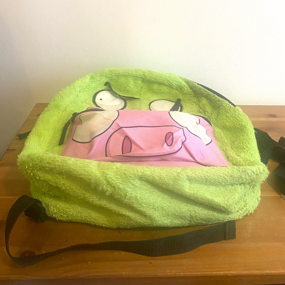 Invader Zim GirPig Reversible Backpack Flip Pak Fur - Picture 6 of 15
